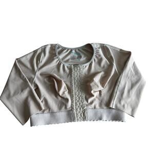 Marena Recovery Compression Vest 3/4 Sleeve 2XL Beige Tan